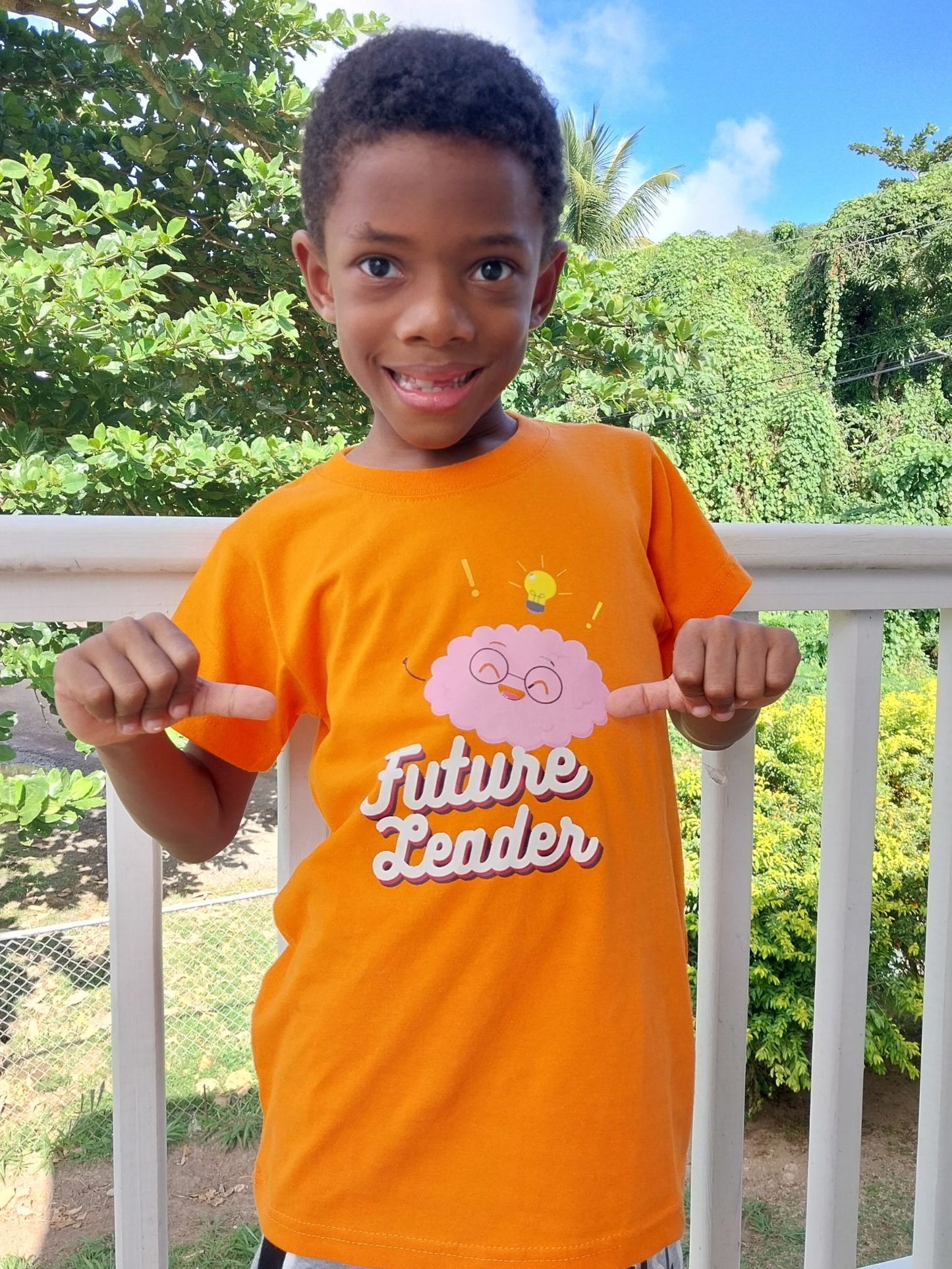 'Future Leader' - Kids Heavy Cotton™ Tee